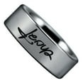 thumbnail image 4 of Tungsten Jesus Christ Ring, 4 of 7
