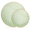 Hammered Green, variant on PLASTICPRO 32-piece Gold Floral Plastic Plates Disposable Heavy Duty Elegant Plate for Party, 7'' & 10''