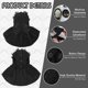 thumbnail image 3 of Vestido Kuoser Cute para perros grandes y niñas, terciopelo negro XL, 3 of 7