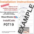 thumbnail image 3 of 2025 Honda Ridgeline Beam Blade Wipers (Set of 2), 3 of 3