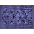 thumbnail image 1 of Ahgly Company Machine Washable Indoor Rectangle Persian Blue Traditional Area Rugs, 6' x 9', 1 of 4