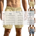 thumbnail image 2 of WIZUTIZ Men's Casual Shorts Solid Color Drawstring Button Elastic Waist Pocket Sports Bottoms Polyester Stretch Breathable for Running Hiking Daily Summer Wear Mens Fashion, 2 of 4