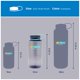 thumbnail image 5 of Botella de agua Nalgene de boca ancha 946 mL libre de BPA, color berenjena, 5 of 6