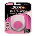 thumbnail image 4 of Talonera Comfort Star Unitalla Transparente con Rosa 1 Par, 4 of 4