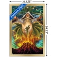 thumbnail image 3 of Myles Pinkney - Dragon Mountain Wall Poster, 14.725" x 22.375", Framed, 3 of 3