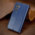 thumbnail image 6 of Dteck Case for Samsung Galaxy S24 Plus,Magnetic Leather Card Slots Wallet Case Shockproof Rubber Kickstand Flip Cover,Blue, 6 of 7