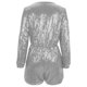 thumbnail image 3 of Trajes de Mujer Casual, Manga Larga con Cuello en V Traje de Lentejuelas con Cintura Elástica, Longitud Del Tobillo de la Moda, 3 of 8