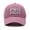Pink, variant on Women's Dog Mom Hat, Washed Adjustable Embroidered Denim Baseball Cap