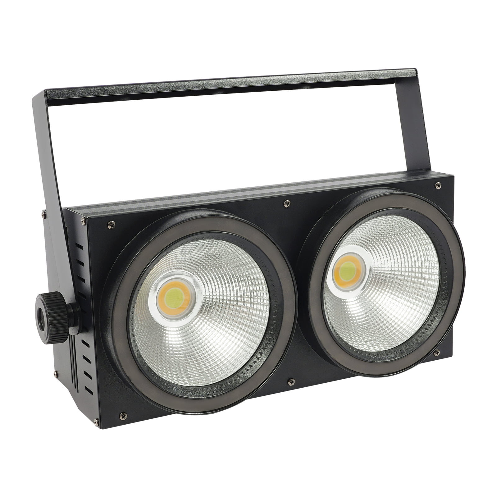 2-Eyes LED COB Stage Light, Black LED COB Par Light 60° Beam Angle