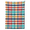 thumbnail image 3 of Ambesonne Checkered Tablecloth Rectangular Table Cover, Fresh Summer Gingham, 60"x90", Multicolor, 3 of 4