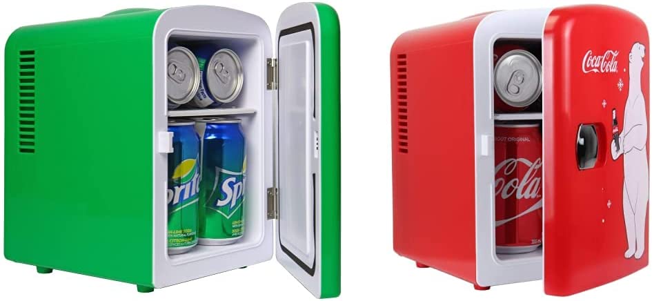 LEHOZIHEQ Mini Fridge Single Door Mini Fridge Cooler and Warmer for Skincare and Food Mini Fridge for Bedroom Office and Car