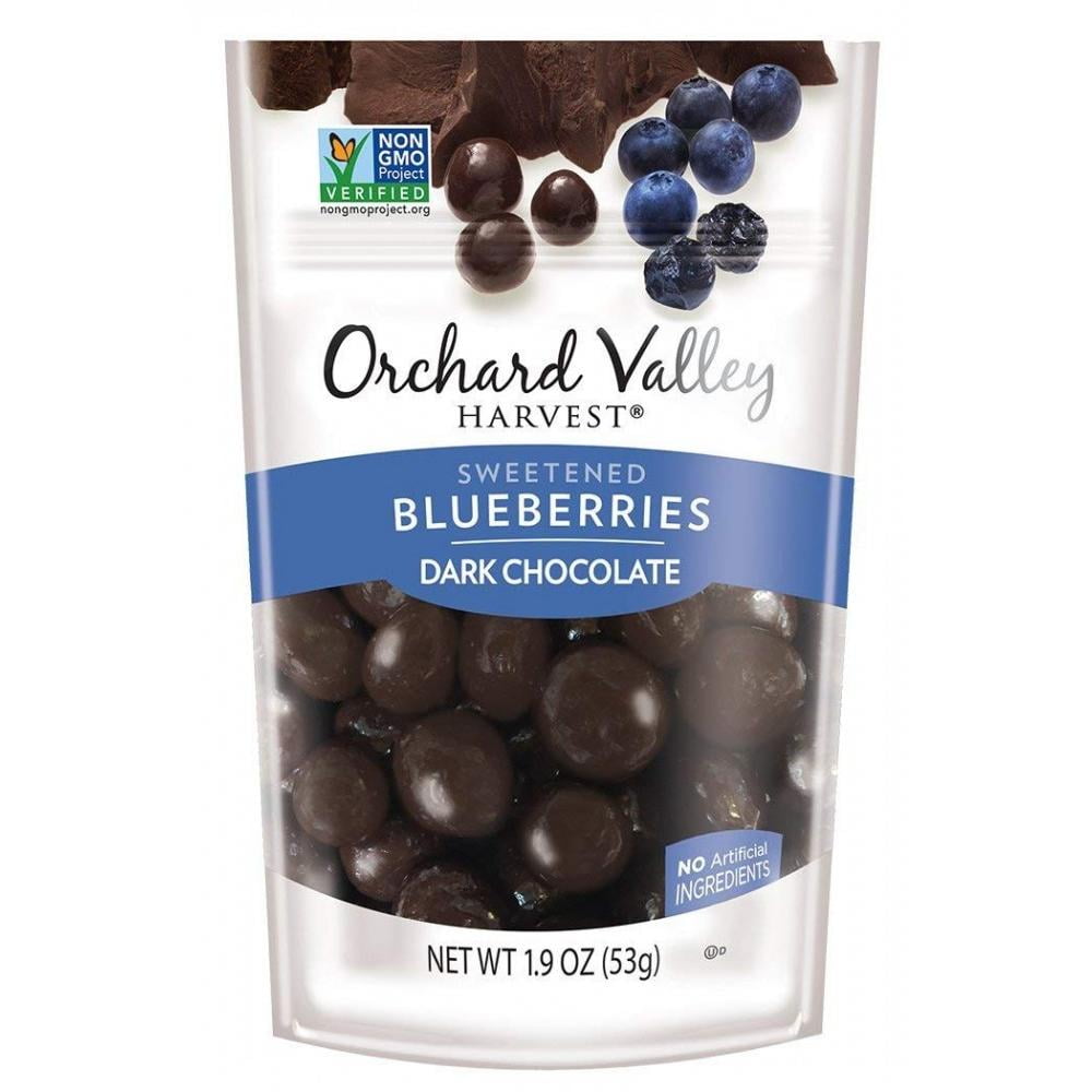 Orchard Valley Harvest Dark Chocolate Blueberries, 1.9 oz