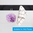 thumbnail image 4 of Unique Bargains Coat Rack Wall Mount, 2 Pcs 11" Metal Round Wall Hooks Rail with 4 Hooks, Black, 4 of 5