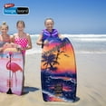 thumbnail image 4 of Wham-O 2 Pack 37 Inch Boogie Board, Body Board with Wrist Leash Fiberclad Cover Phuzion Core Crescent Tail for Ocean Kids 8+ Teens Adults - Beach, 4 of 7