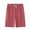 Red, variant on Plebaso Mens Casual Shorts Elastic Waist Drawstring Summer Solid Color Shorts Breathable with Pockets