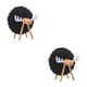 thumbnail image 1 of Advancent Paquete de 12 posavasos antideslizantes resistentes al calor para de comedor, manteles individuales para , manteles individuales Grande Negro 2Conjunto, 1 of 6