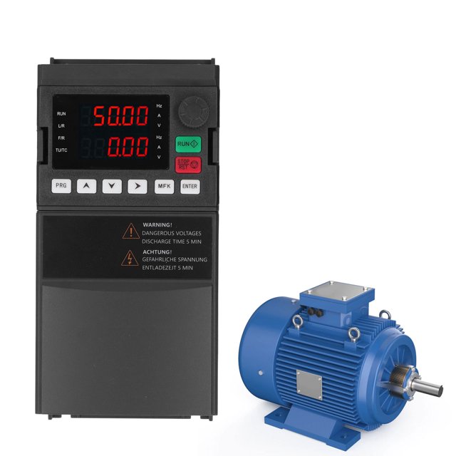 Convertidor de frecuencia vectorial ANGGREK VFD 075 KW monofásico a trifásico