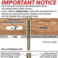 thumbnail image 3 of Escariador Jake Sales Teamer Tek Torx de 14 x 8,3 cm, cabeza de madera a metal, 3 of 5