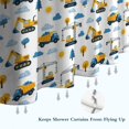 thumbnail image 6 of Cartoon Construction Vehicles Cranes Shower Curtain 72"x84" ,Bathroom Decorative Shower Curtains Set with 12 Hooks,Modern Waterproof Washable Shower Curtain, 6 of 6