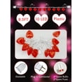 thumbnail image 2 of Cadena de luces SUNSGNE, 2,6 m, corazón rojo, 10 LED, 120 V, enchufable, 2 of 7