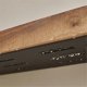 thumbnail image 3 of Black Walnut Wood Bathroom Storage Rack Wall Mounted Light Luxury Living Room Non Perforated Bathro, 3 of 5