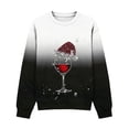 thumbnail image 7 of Tdoqot Girls Christmas Sweatshirts- Crewneck Cute Long Sleeve Pullover Kids Festive Shirts Black Size 6, 7 of 7