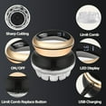 thumbnail image 2 of Tondeuse à Cheveux pour Hommes Circulaire Sans Fil Tondeuse à Cheveux Auto-Coupe Kit USB Rechargeable Écran LED Or, 2 of 7
