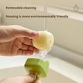 thumbnail image 2 of Clearance! Delayuji Hair Remover Clothing Roller Sticky Washable Clothing Roller Portable Home Travel Cotton Roller Super Sticky Cotton Roller Fluff Hair Mini Cotton Roller One Size Green, 2 of 9