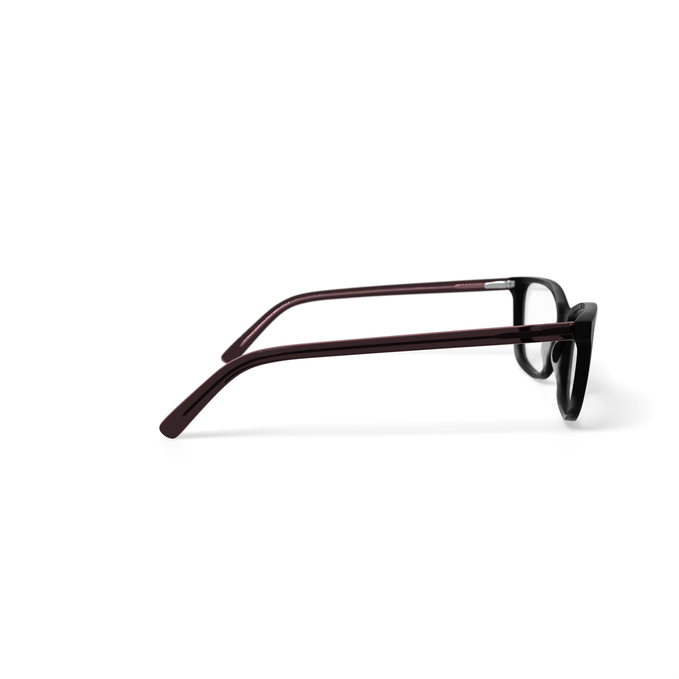Walmart Women's FM17086 Square Prescription Eyeglasses with Case, Black