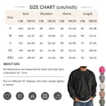 thumbnail image 2 of Oversized Vintage Crewneck Sweatshirt Men Acid Wash Cotton Baggy Trendy Streetwear Long Sleeve Shirts Pullover Tops Beige S, 2 of 2