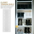 Closet Tension Shelf Closet Adjustable Organizer Expandable Closet ...