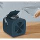 thumbnail image 2 of Enfriador de aire portátil, pequeño ventilador de aire acondicionado USB con luz nocturna, bandeja de hielo incorporada, oscilación de 90°, ventilador de refrigeración personal para el hogar, oficina,, 2 of 5