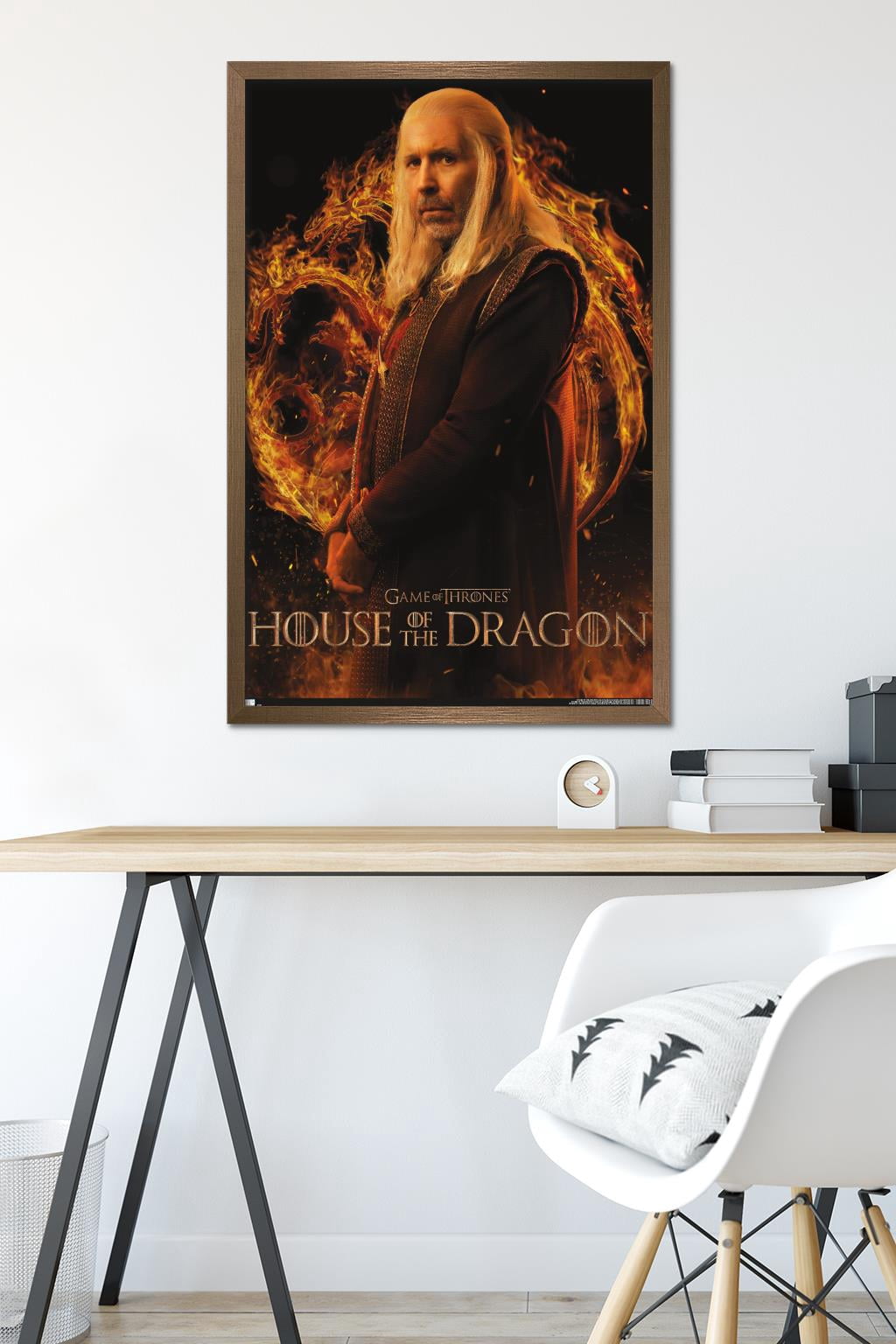 House of the Dragon - Viserys One Sheet Wall Poster, 22.375" x 34" Framed