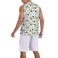 thumbnail image 2 of Naloa Submarine With Fishes Undersea Basketball Jersey Reversible Men's Mesh Athletic Sports Shirts Training Practice S-4XLLarge, 2 of 6