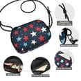 thumbnail image 3 of FORMRS Mini Crossbody Bag for Women Adjustable Rope Shoulder Casual Phone Purse, Red White Stars, 3 of 7