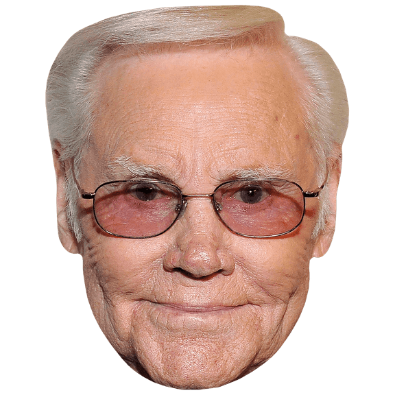 George Jones (Glasses) Big Head. Larger than life mask.
