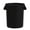 Black, variant on WYDK Round Commercial Trash Can. Waste Container for Home, Sidewalks, Roadside, Outdoor Multi-Purpose Can (32 Gallon, Trash Can, Yellow)