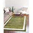 thumbnail image 3 of Unique Loom Del Mar Tonal Design Area Rug 9' x 12' Rectangle Green/Olive, 3 of 10
