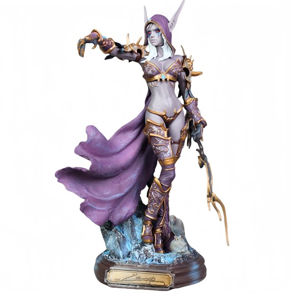 Model World of Warcraft Sylvanas Undead Queen Statue