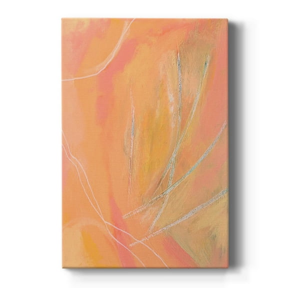 Peach Bliss II Premium Gallery Wrapped Canvas - Ready to Hang