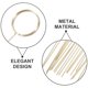 thumbnail image 3 of unbranded 40Ud Clip Portatarjetas Metálico Dorado Con Floral Ideal Para Arreglos De Flores Y Recepciones, 3 of 8