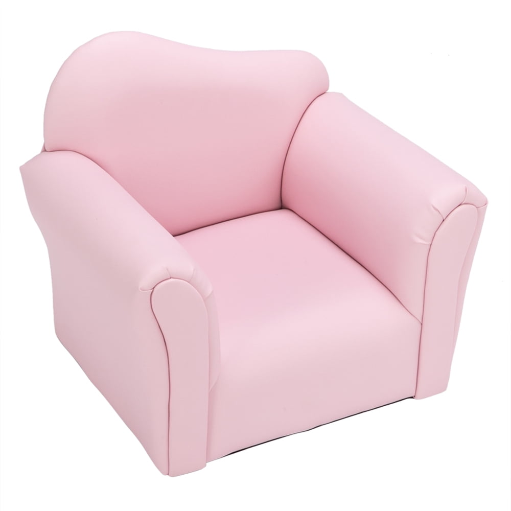 Kepooman Children Single Sofa Bent Back Modern Accent Fabric Chair Single Sofa Comfy Upholstered Arm Chair Living Room Furniture, Pink Kepooman Children Single Sofa Bent Back Modern Accent Fabric Chair Single Sofa Comfy Upholstered Arm Chair Living Room Furniture, Pink