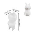 thumbnail image 4 of zhangmingg DIY Silicone for Creating Standing Rabbit Decorative Handmade Gypsum Cement Aromatherapy Candle Easter Craft, 4 of 7