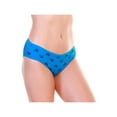 thumbnail image 3 of Angelina Cotton Bikini Panties with Heart Prints and Floral Lace Back (12-Pack), 3 of 6