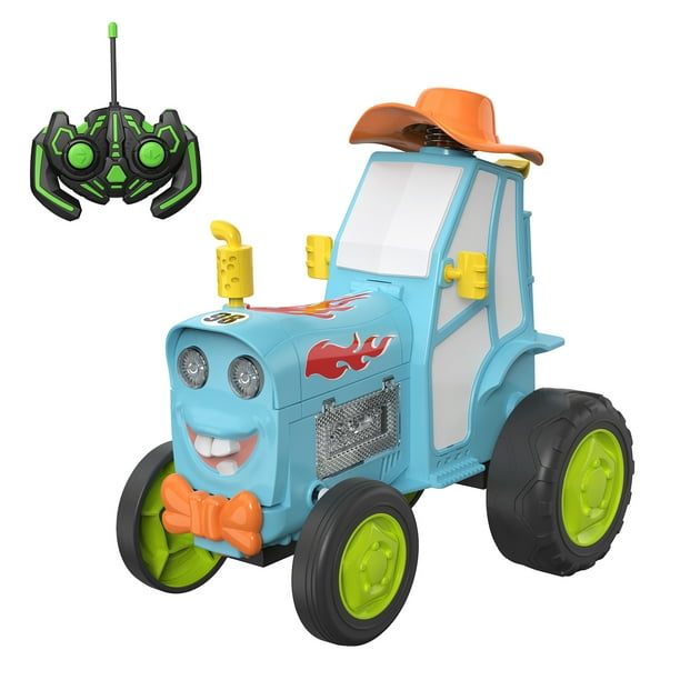 Jouet de tracteur télécommandé longue durée pour enfant, charge USB,  batterie au lithium 2.4 V, voiture