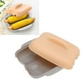 thumbnail image 4 of Microwave Corn Cooker, 2 Corn Cobs 7 To 8 Minutes No BPA Steamed Corn Box Microwavable  For Kitchen Blue,Beige, 4 of 8