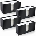 thumbnail image 1 of Soporte de Tejido de Mesa de 4 Piezas, Dispensador de Tejido Acrílico, Dispensador de Tejido para Baño, Dispensador de Tejido para Cocina, 1 of 1