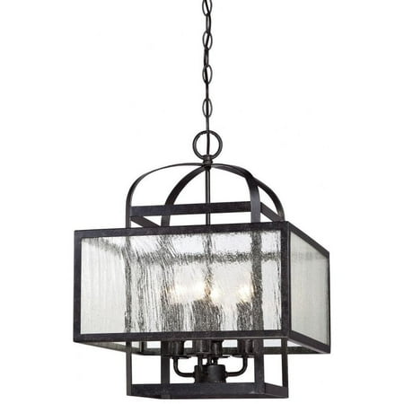 

Mini Chandelier 4 Light Aged Charcoal in Transitional Style 19.5 inches Tall By 15.5 inches Wide Bailey Street Home 57-Bel-2254936