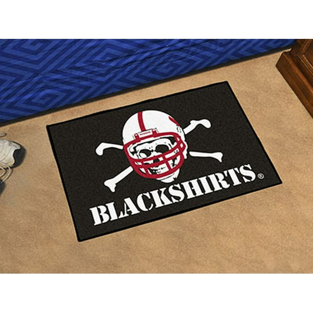Nebraska Blackshirts Tapis de Démarrage 19" X 30"