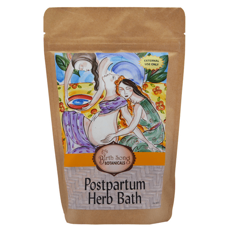 Birth Song Botanicals Postpartum Healing Herb Sitz Bath and Soak, 8 oz